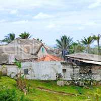 Abandoned houses after the tsunami.