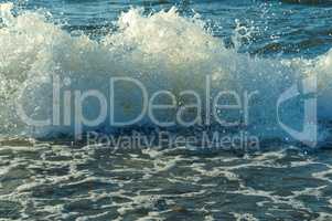 a small wave of the sea, the Baltic sea waves, seascape