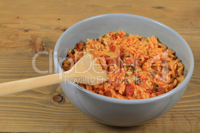 Mexican style cooked rice