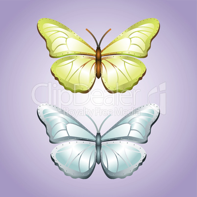 Background with butterflies