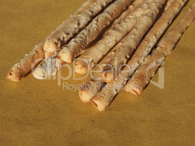 Italian breadsticks grissini