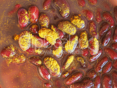 kidney beans curry legumes vegetables food