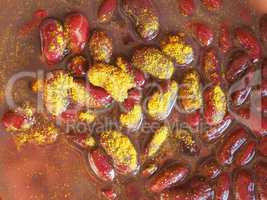 kidney beans curry legumes vegetables food