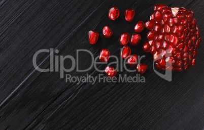 Still life with a pomegranate. Autumn