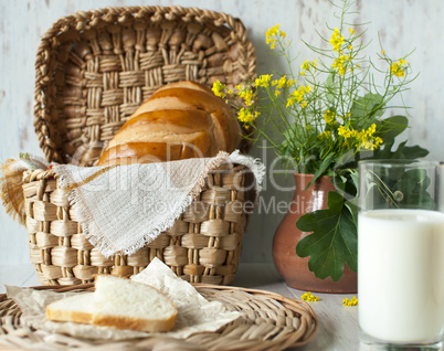 Still life with products.