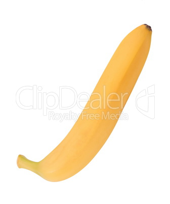 raw Yellow Banana Isolated