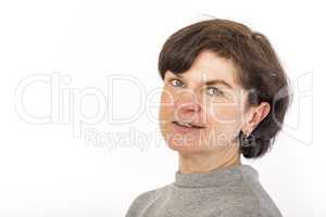 Portrait of a woman over fifty years old