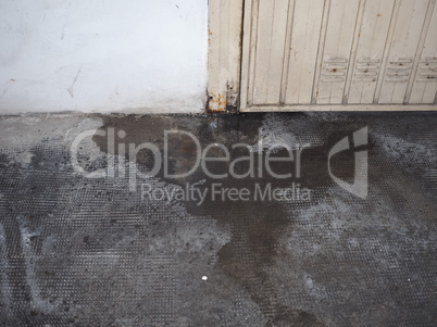 dampness moisture on door