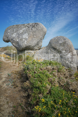 Küstenlandschaft bei O Grove, Galicien, Spanien