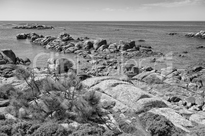 Küstenlandschaft von Galicien, Spanien