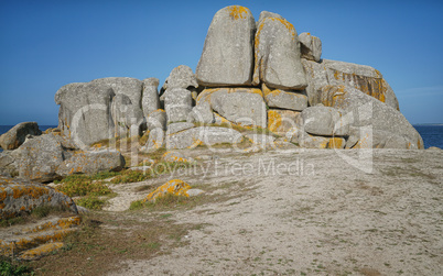 Küstenlandschaft von Galicien, Spanien