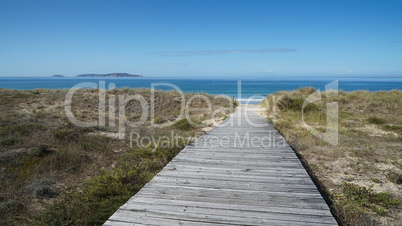 Beach close to O Grove, Galicia, Spain