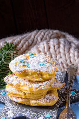 Racuchy - are yeast pancakes and traditional Polish cuisine.