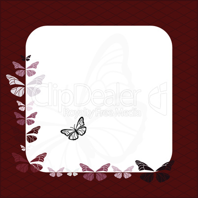 Background with butterflies