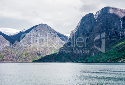 Mountains of Sognefjord, Norway.