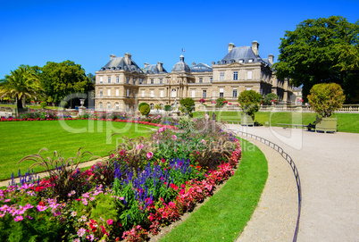 Luxembourg Palace in afternoon