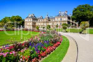 Luxembourg Palace in afternoon