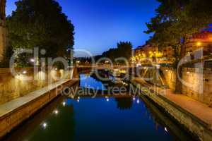 Seine River at midnight