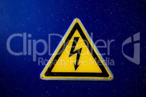 Electricity Danger Sign