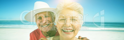 Portrait of smiling senior couple