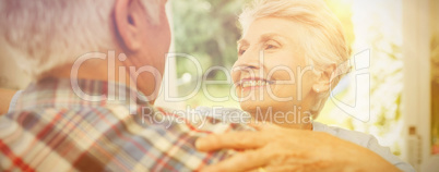 Cheerful senior couple dancing