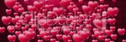 Shiny bubbly Valentines hearts Shiny bubbly Valentines hearts
