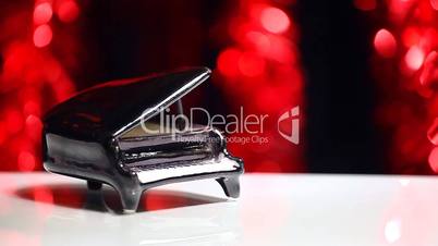 Grand Piano red Background