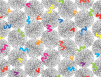 Abstract seamless pattern with polka dot. geometric background
