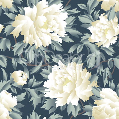 Floral seamless pattern. Flourish garden background. Fantastic f