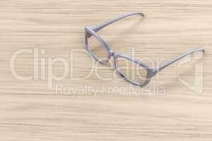 Modern female eyeglasses