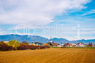 mountains of the Alps in Slovenia