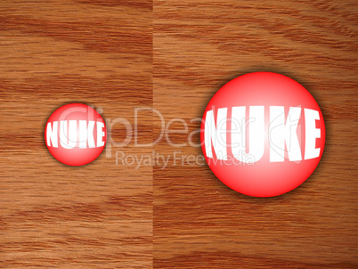 Nuclear Button on desk