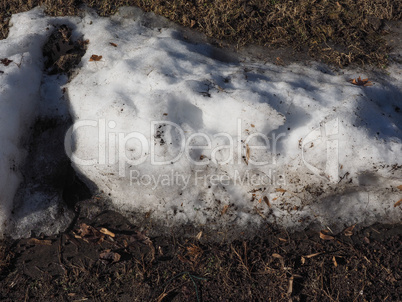 heap of snow