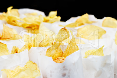 Traditional potato chips.