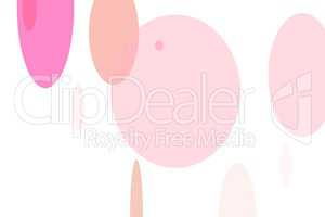 Abstract pink ellipses illustration background