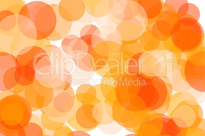 Abstract orange circles illustration background