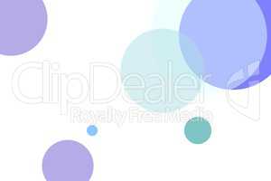 Abstract blue circles illustration background