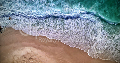 Beach with blue water