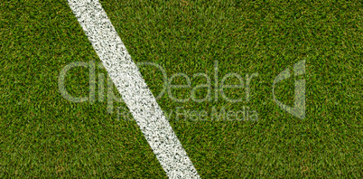 Green square and white line Green square and white line