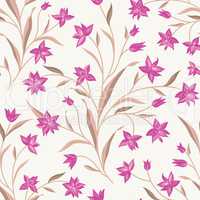 Floral seamless pattern. Flower background