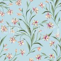 Floral seamless pattern. Flower background