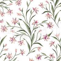 Floral seamless pattern. Flower background