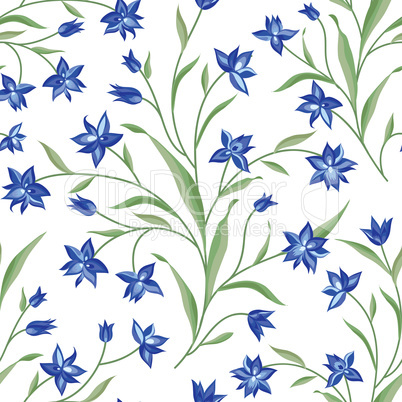 Floral seamless pattern. Flower background