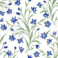 Floral seamless pattern. Flower background