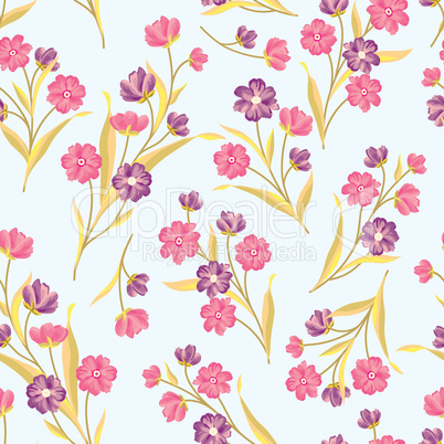 Floral seamless pattern. Flower background