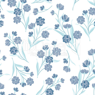 Floral seamless pattern. Flower background