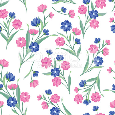 Floral seamless pattern. Flower background