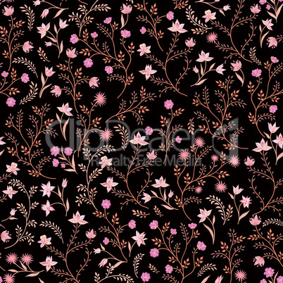 Floral seamless pattern. Flower background. Spring texture