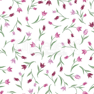 Floral seamless pattern. Flower background. Spring texture