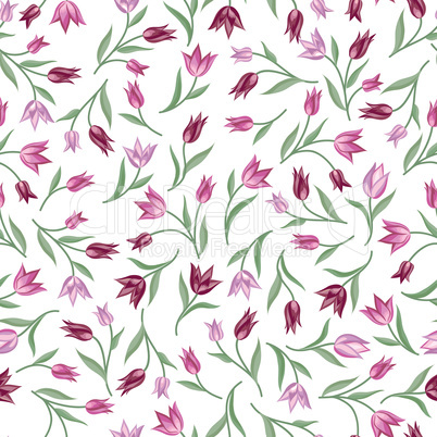 Floral seamless pattern. Flower background. Spring texture